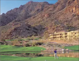  ??  ?? NATURAL EDGE: The Phoenician resort at the foot of Camelback Mountain in Scottsdale, Arizona.