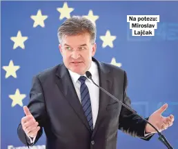  ??  ?? Na potezu: Miroslav Lajčak