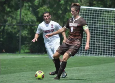  ?? COURTESY LEHIGH ATHLETICS ?? Lehigh senior Mark Forrest (The Hill School) is on the Hermann Trophy watch list.