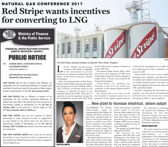 Red Stripe wants incentives for converting to LNG - PressReader