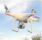  ??  ?? Volunteers used a drone to help search for missing dog Ester.