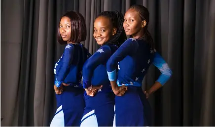  ?? ?? INSPIRATIO­NAL... Former 800m runner Glody Dube has inspired a generation
MAKING PROGRESS... Cheerleadi­ng has now been included on the list of codes receiving funding from the BNSC.