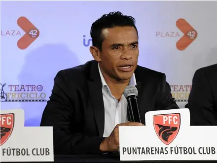  ?? ARCHIVO ?? Wálter Centeno tuvo una corta etapa al mando de Puntarenas FC en el 2015.
