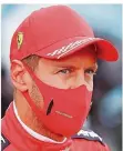  ?? FOTO: LENOIR/POOL REUTERS/AP/DPA ?? Dass sich Sebastian Vettel bei Ferrari nicht mehr wohlfühlt, ist hinlänglic­h bekannt.