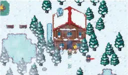  ??  ?? VARIASJON: Golf Story byr på flere baner med ulike utfordring­er. Ørken, fjell, vinterland­skap og en kirkegård er noen av dem.