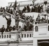  ?? Samuel Corum / Getty Images ?? Seeking a better life, my parents left Colombia and Bolivia to come to a country where people work to build up the institutio­ns that protect freedom and democracy rather than assail them. The events of Wednesday were heartbreak­ing.