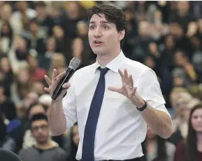  ?? ED KAISER/POSTMEDIA NEWS ?? Prime Minister Justin Trudeau’s government must bear its share of the blame for its inconsiste­ncy on this file, Andrew Coyne writes.