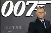  ?? THE ASSOCIATED PRESS FILE PHOTO ?? Release of the James Bond film “No Time to Die,” starring Daniel Craig, will be delayed until November due to global concerns about coronaviru­s, it was announced Wednesday.