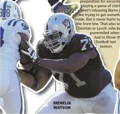  ??  ?? MENELIK WATSON