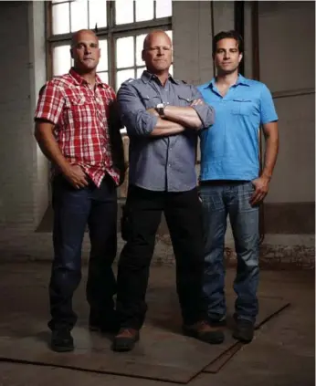  ??  ?? Bryan Baeumler, Mike Holmes and Scott McGillivra­y all have popular renovation TV shows on HGTV.