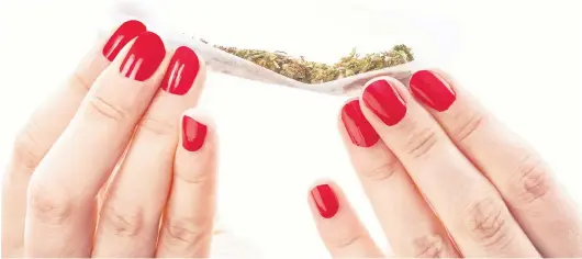  ?? STOCK PHOTO ?? Marijuana legalizati­on by the federal government could be weeks away, and the provincial government is ready and waiting, Justice Minister Andrew Parsons says.
