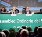  ??  ?? Bpm L’assemblea dei soci della Banca Popolare
di Milano. Gli azionisti hanno bocciato
il voto a distanza, test della prossima assemblea che si esprimerà
sulla Spa
Sondrio