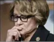  ?? J. SCOTT APPLEWHITE — THE ASSOCIATED PRESS ?? In this file photo, Rep. Louise Slaughter, D-N.Y., pauses during a news conference on Capitol Hill in Washington.