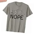  ??  ?? Nope cat T-shirt, £17.99, amazon.co.uk