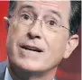  ??  ?? Stephen Colbert