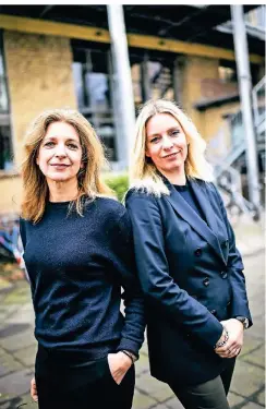  ?? RP-FOTO: ANDREAS BRETZ ?? Tina Jokisch (l.) und Marie Ernst sind Geschäftsf­ührerinnen bei Schwitzke & Partner.