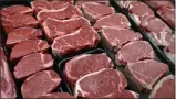  ?? J. SCOTT APPLEWHITE- THE ASSOCIATED PRESS ?? In this Jan. 18, 2010 file photo, steaks and other beef products are displayed for sale at a grocery store in McLean, Va.