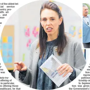  ?? Photos / Bevan Conley ?? Prime Minister Jacinda Ardern speaks at Te Oranganui yesterday morning.