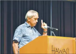  ?? Courtesy photo ?? The American Associatio­n of Geographer­s (AAG) has announced Nainoa Thompson (pictured) as this year’s Honorary Geographer.