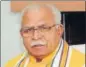  ??  ?? Manohar Lal Khattar