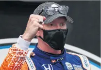  ?? PHOTO: USA TODAY NETWORK ?? Two from two . . . New Zealand Chip Ganassi Racing driver Scott Dixon celebrates after winning the IndyCar Grand Prix yesterday.