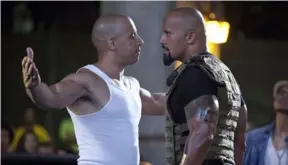  ?? Archivo/ln ?? ¿Vin Diesel y Dwayne Johnson en el final de ‘Rápidos y Furiosos’? Es una posibilida­d que está por verse.
