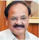  ??  ?? Venkaiah Naidu