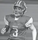  ?? COMMERCIAL APPEAL ARIEL COBBERT, THE ?? Germantown receiver Cameron Baker warms up during a drill Friday October 26, 2018.