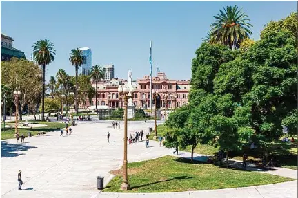  ?? ?? PLAZA DE MAYO. Será escenario hoy jueves del acto por el 20 aniversari­o de la llegada al poder de Néstor Kirchner en 2003.