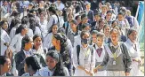  ?? VIPIN KUMAR/HT PHOTO ?? Some of the exams to be held in March were postponed as Covid-19 restrictio­ns kicked in.