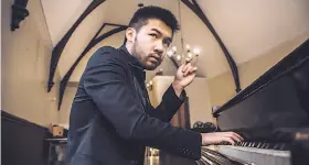  ?? Brantley Gutierrez ?? Pianist Conrad Tao is never content just to wow his listeners with technique.