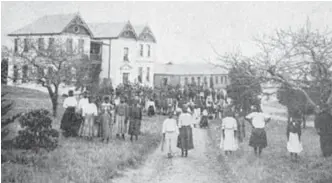  ??  ?? OHLANGE School in Inanda circa 1907.
