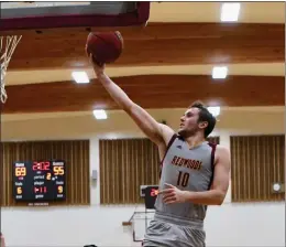  ?? JOSE QUEZADA, HUMEDIA — FOR THE TIMES-STANDARD ?? Fortuna native Thomas Nelson’s run in the NCAA DII tournament with Flagler College ended in the Final Four round on Thursday night.