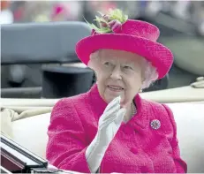  ?? THE ASSOCIATED PRESS FILES ?? Queen Elizabeth will get $104.8 million next year, a $10 million increase to the official funding she receives.