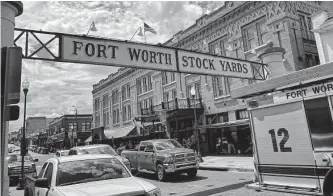  ?? Melissa Aguilar/staff file photo ?? The characters that once lived, love and fought around what now is the Fort Worth National Historic Stockyard District are highlighte­d in Cow Town Ghosts: Hauntings of the Wild West.