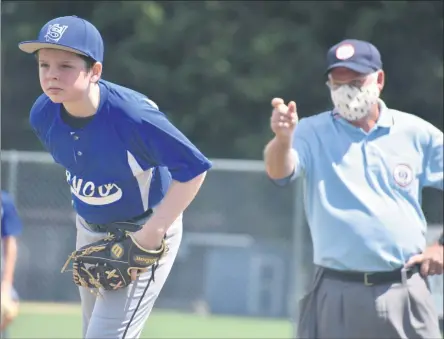  ?? BY KYLE ADAMS KADAMS@SARATOGIAN.COM @KASPORTSNE­WS ON TWITTER ?? Players in the major division of Saratoga-Wilton Youth Baseball played their first games on July 11, 2020 at the Wilton Town Gavin Park.