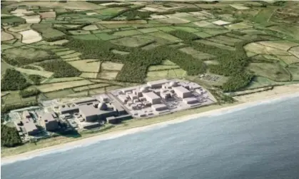  ?? Photograph: EDF ?? ▲ The proposed Sizewell C nuclear energy plant. The government has pumped £700m into the projectso far.