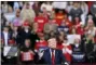  ?? CHARLIE NEIBERGALL - THE AP ?? President Donald Trump speaks during a campaign rally at Drake University, Thursday, Jan. 30, in Des Moines, Iowa.