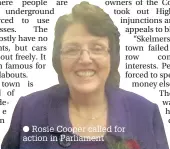  ?? Rosie Cooper called for action in Parliament ??