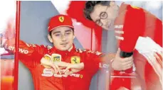  ?? FOTO: IMAGO IMAGES ?? Ferrari baut auf ihn: Charles Leclerc (li.).