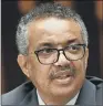  ??  ?? DR TEDROS ADHANOM GHEBREYESU­S: ‘We learn every day about this virus.’