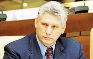  ??  ?? Miguel Díaz-Canel Bermúdez