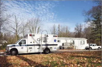  ?? File photo ?? Emergency medical services respond to an incident in Connecticu­t recently.