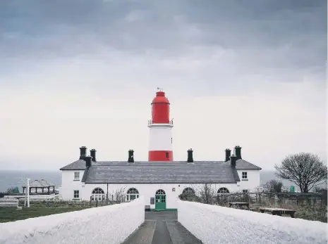  ??  ?? Souter Lighthouse entrance in winter.