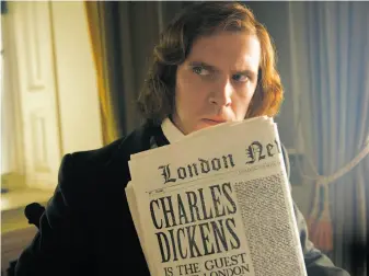  ?? Bleecker Street Media ?? Dan Stevens plays Charles Dickens in “The Man Who Invented Christmas,” adapted from the nonfiction book that details how the author conceived of and wrote “A Christmas Carol.”