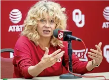  ?? [CHRIS LANDSBERGE­R/ THE OKLAHOMAN] ?? Sherri Coale apologized Sunday night after several former players described incidents of racial insensitiv­ity they faced during their playing days for the Sooners.