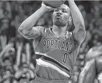  ?? REUTERS ?? Portland Trail Blazers star Damian Lillard is concerned about the NBA bubble.