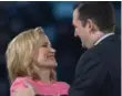  ??  ?? Ted Cruz has recently clashed with Donald Trump over attacks on his wife, Heidi.