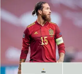  ??  ?? Survivor...Sergio Ramos is the only remaining player from Euro 2008