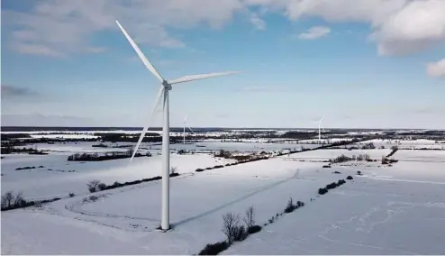  ?? ?? Éoliennes : comment les turbines continuent à tourner dans des conditions de gel.